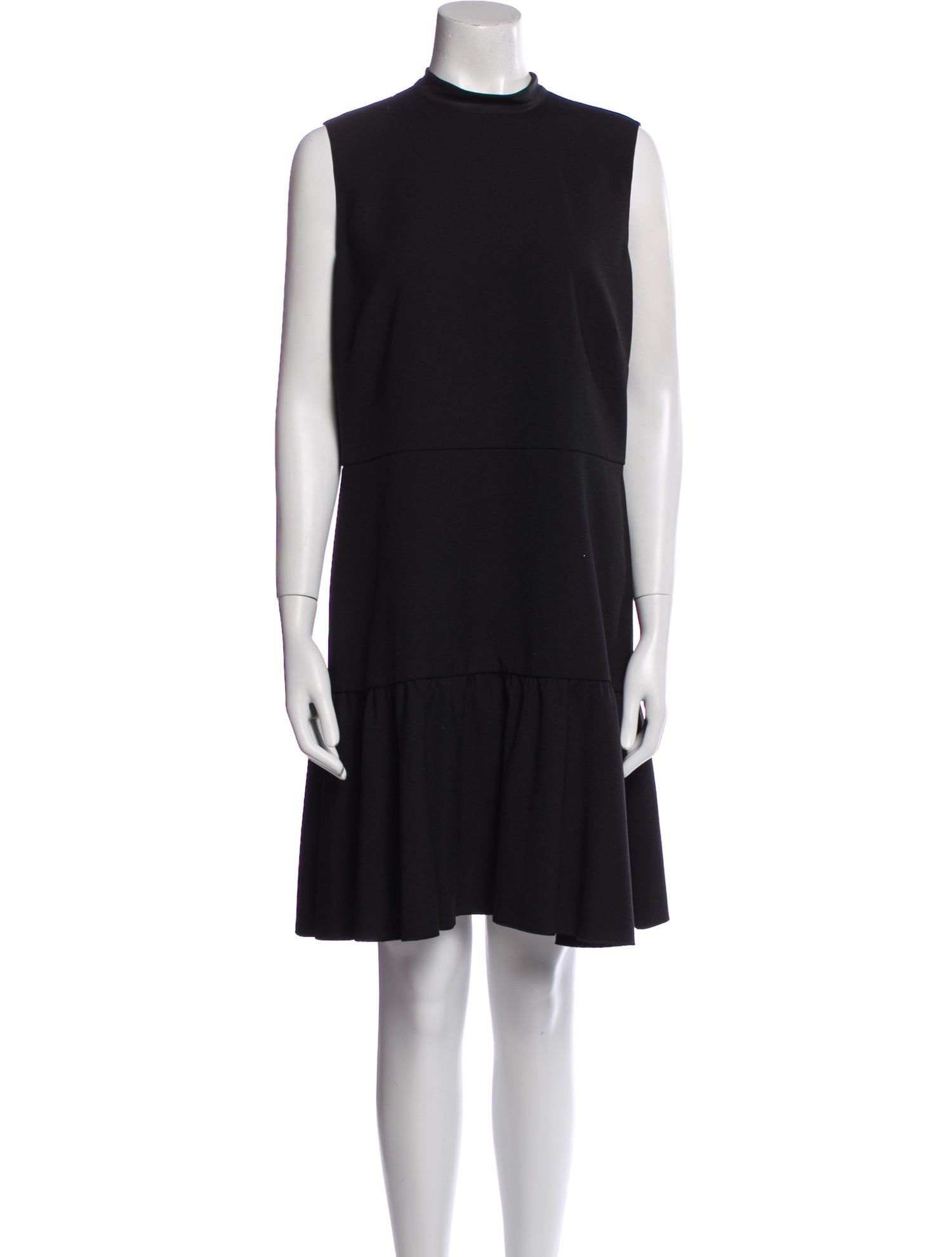 Red Valentino Mock Neck Mini Dress