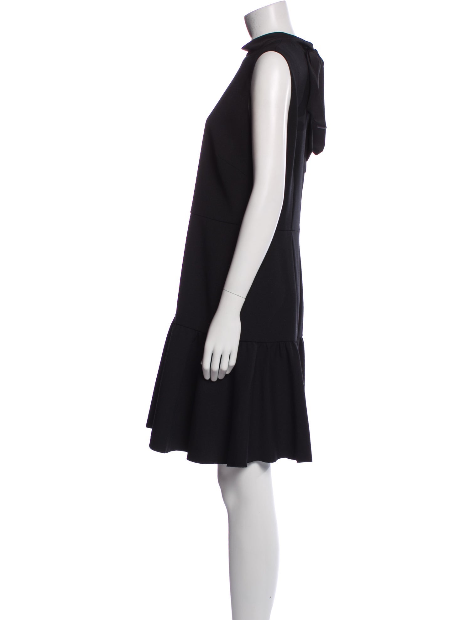 Red Valentino Mock Neck Mini Dress