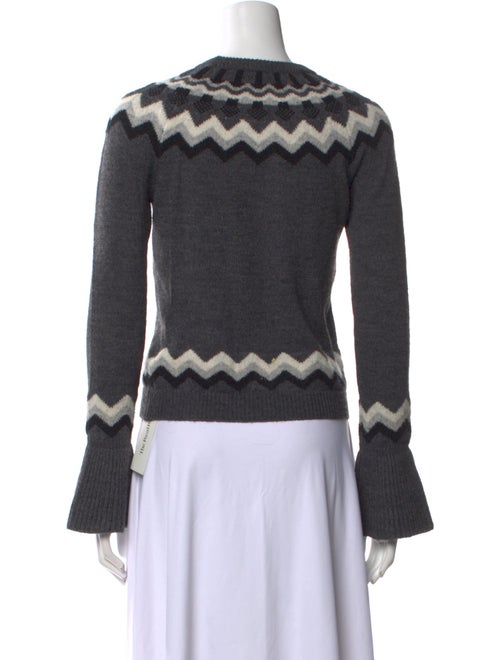 Red Valentino Printed Crew Neck Sweater