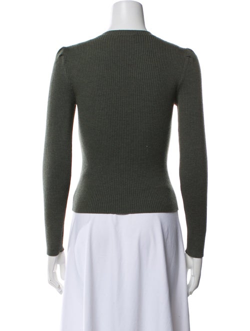 Red Valentino Virgin Wool Graphic Print Sweater