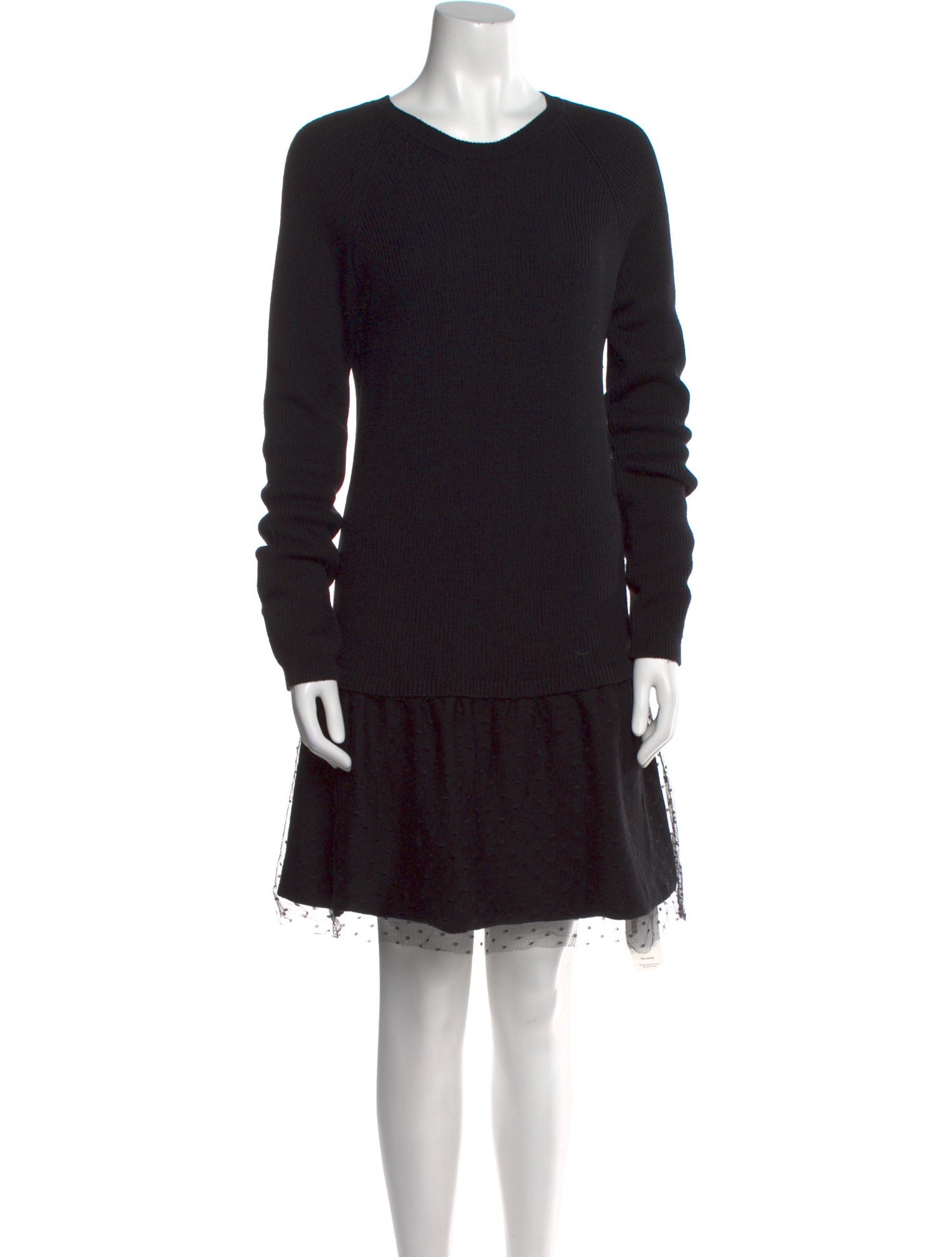 Red Valentino Virgin Wool Mini Dress
