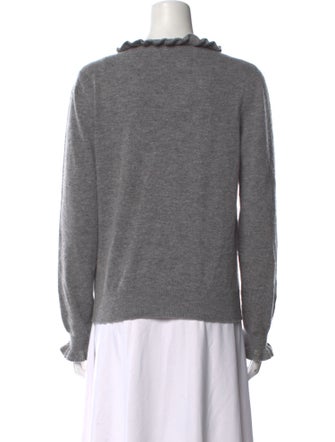 Red Valentino Virgin Wool Scoop Neck Sweater