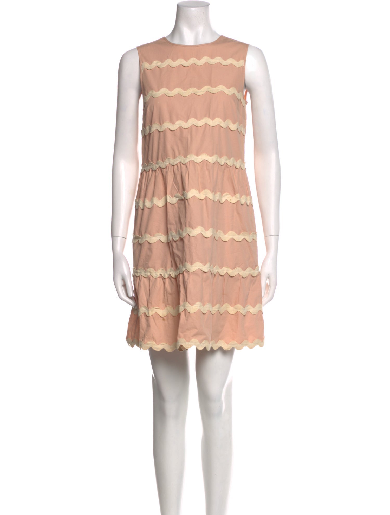 Red Valentino Striped Mini Dress