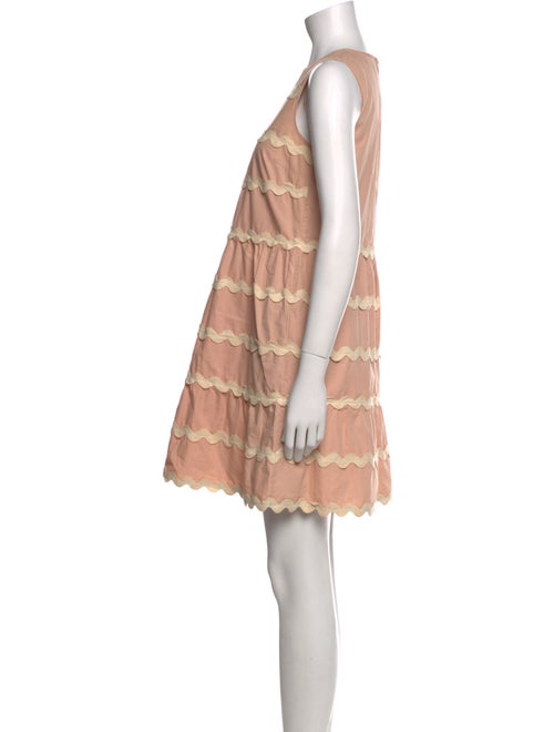 Red Valentino Striped Mini Dress