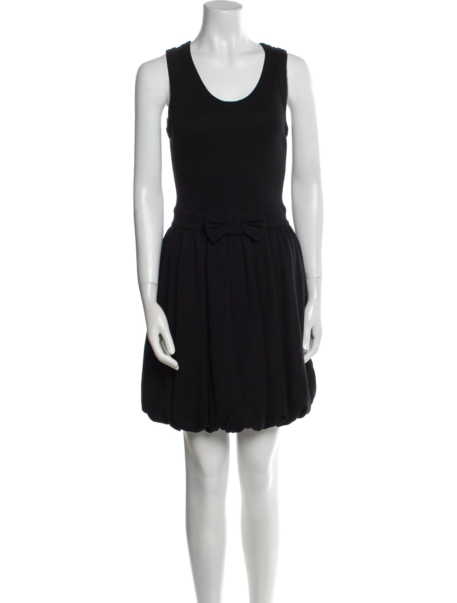Red Valentino Scoop Neck Mini Dress