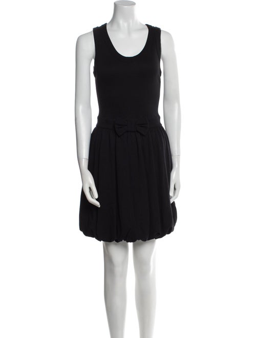 Red Valentino Scoop Neck Mini Dress
