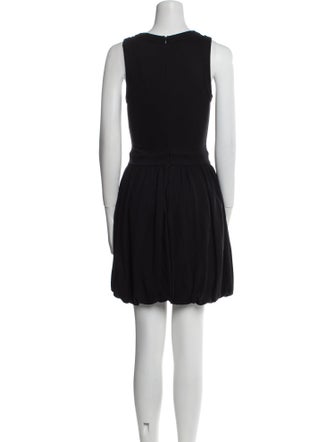 Red Valentino Scoop Neck Mini Dress
