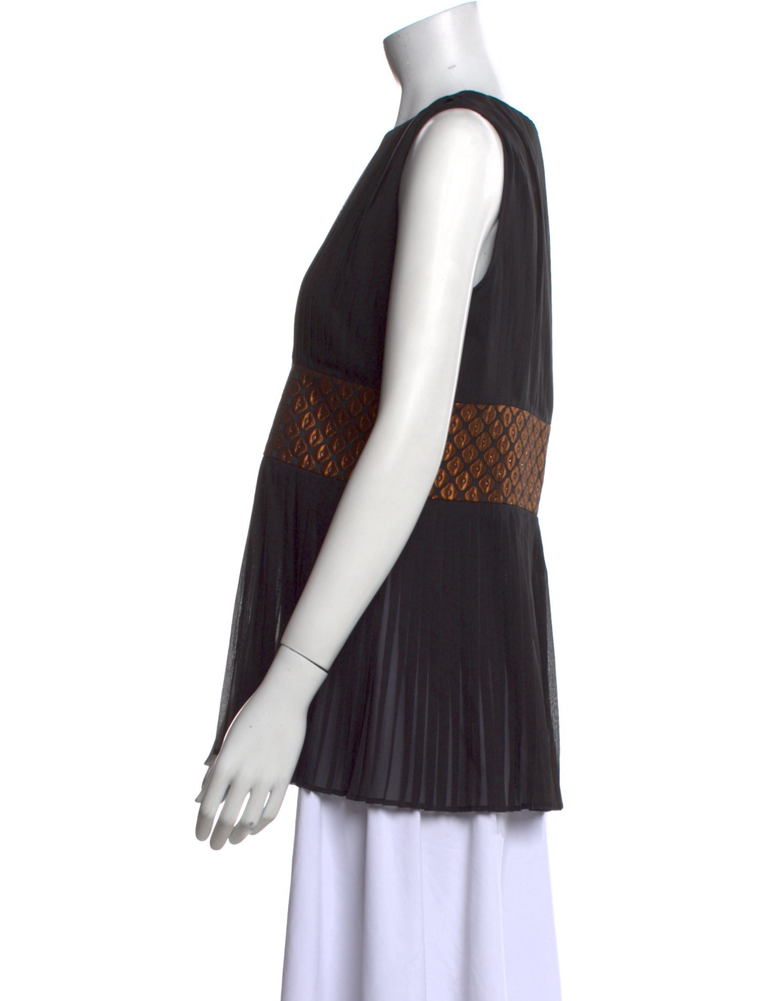 Red Valentino Silk Printed Blouse