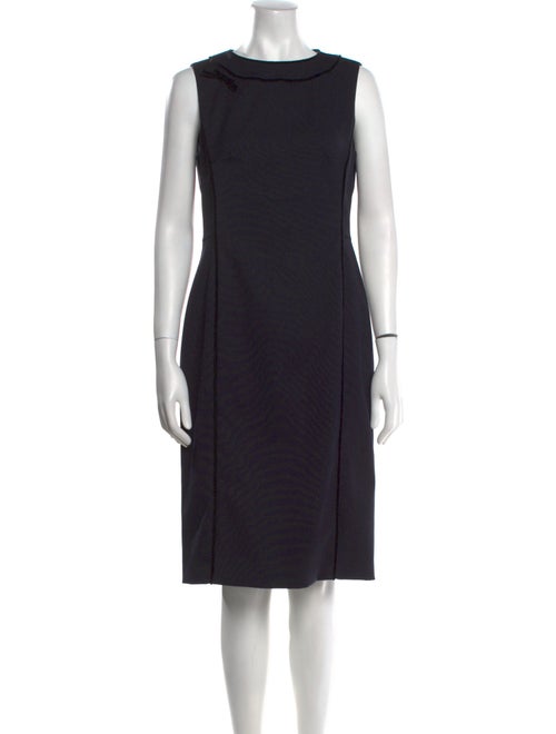Red Valentino Bateau Neckline Midi Length Dress
