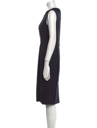 Red Valentino Bateau Neckline Midi Length Dress