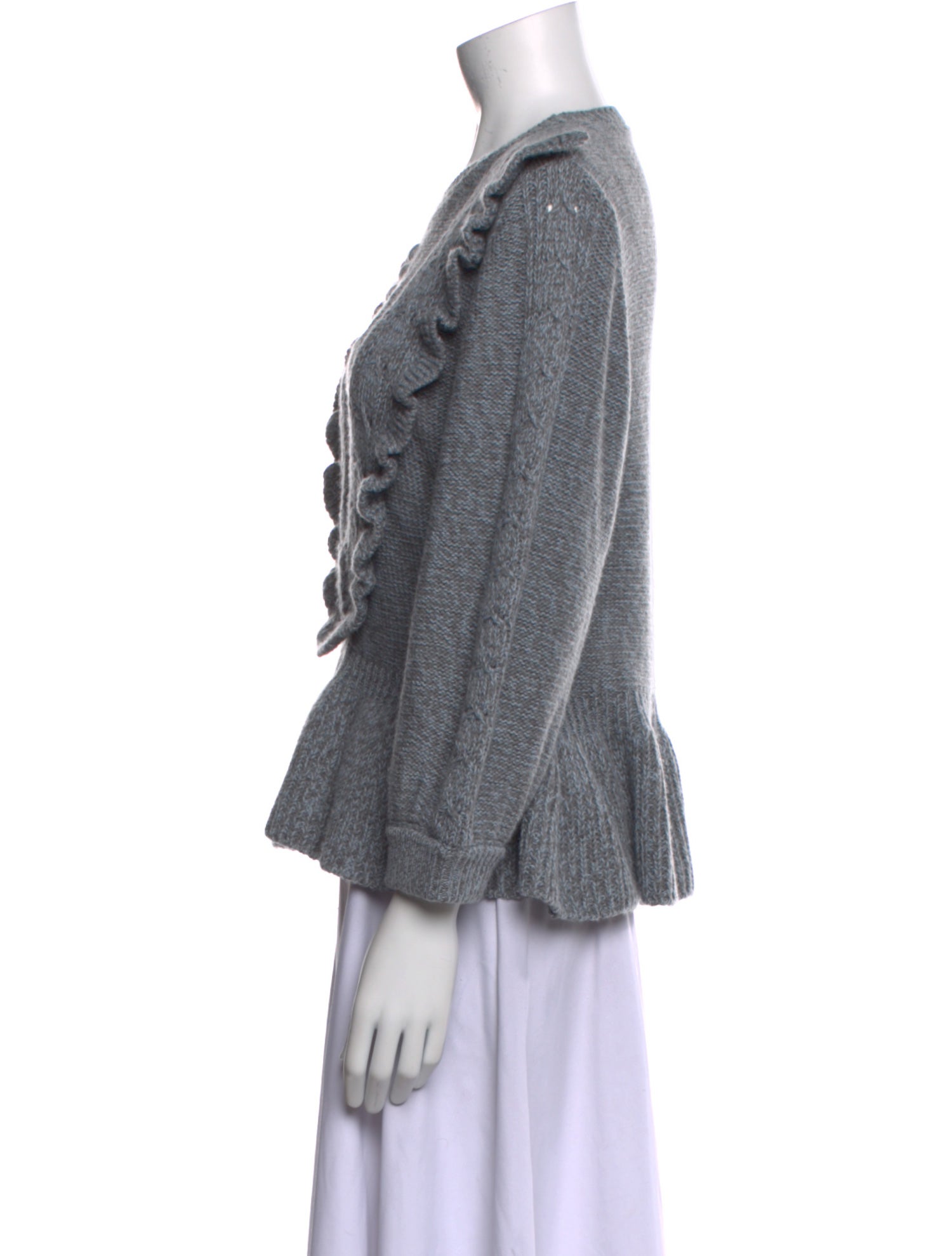 Red Valentino Wool Scoop Neck Sweater