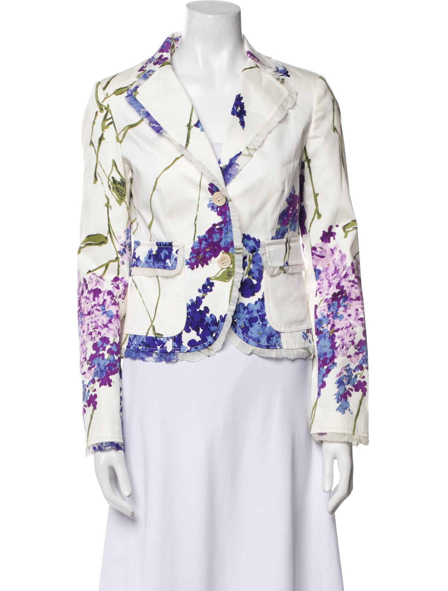 Red Valentino Floral Print Jacket