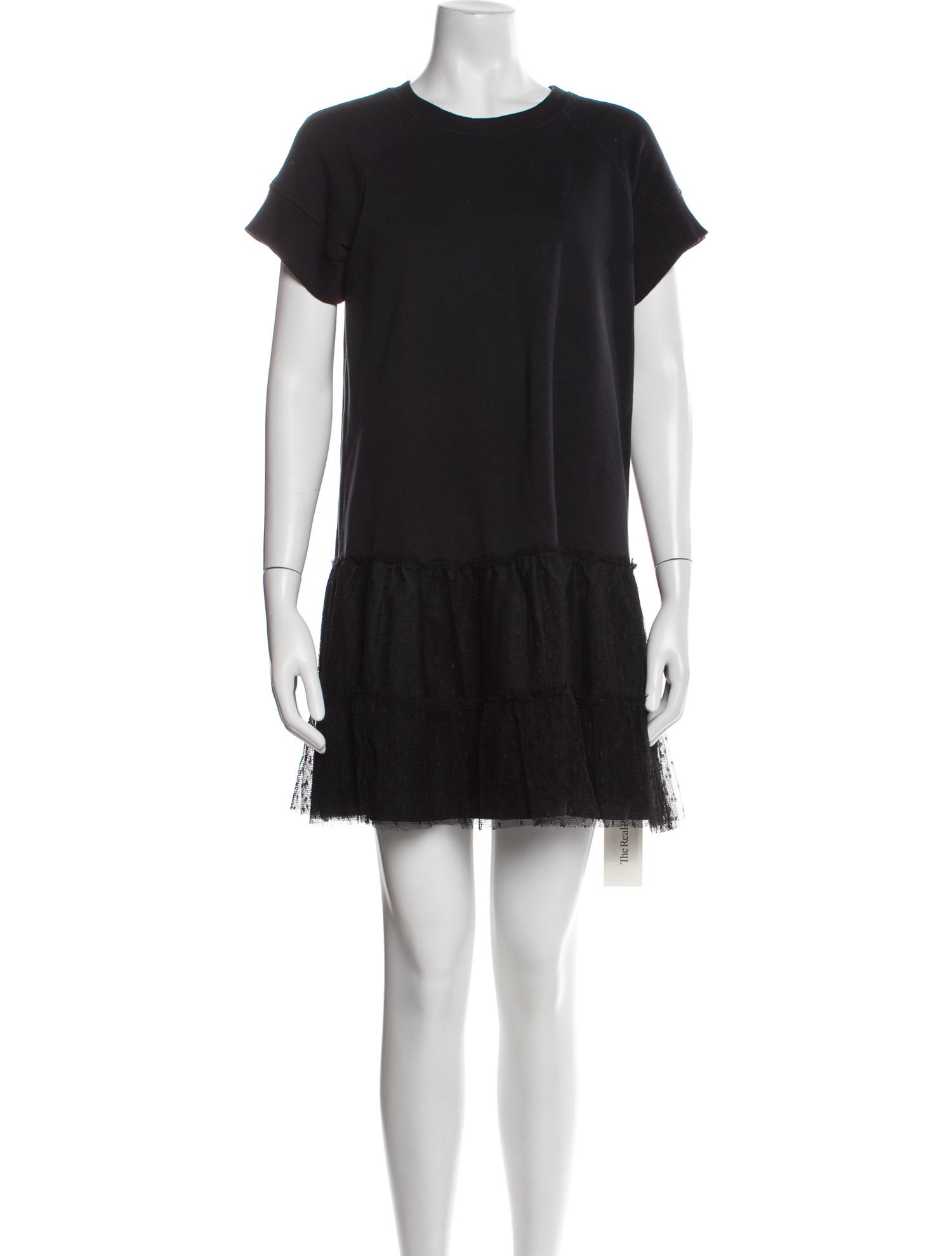Red Valentino Crew Neck Mini Dress
