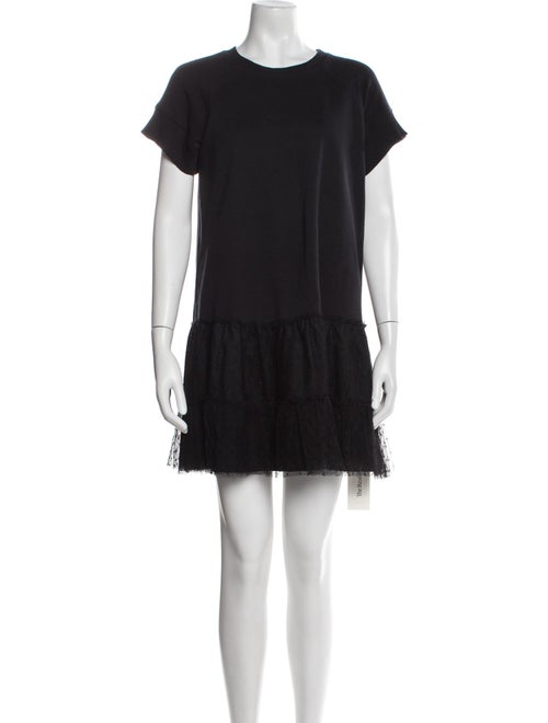 Red Valentino Crew Neck Mini Dress