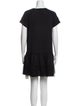 Red Valentino Crew Neck Mini Dress
