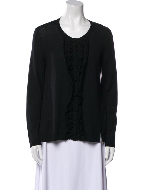 Red Valentino Virgin Wool Scoop Neck Sweater