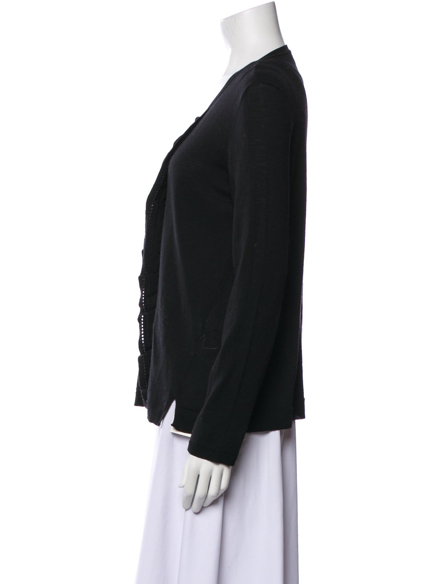 Red Valentino Virgin Wool Scoop Neck Sweater