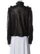 Red Valentino Lamb Leather Biker Jacket