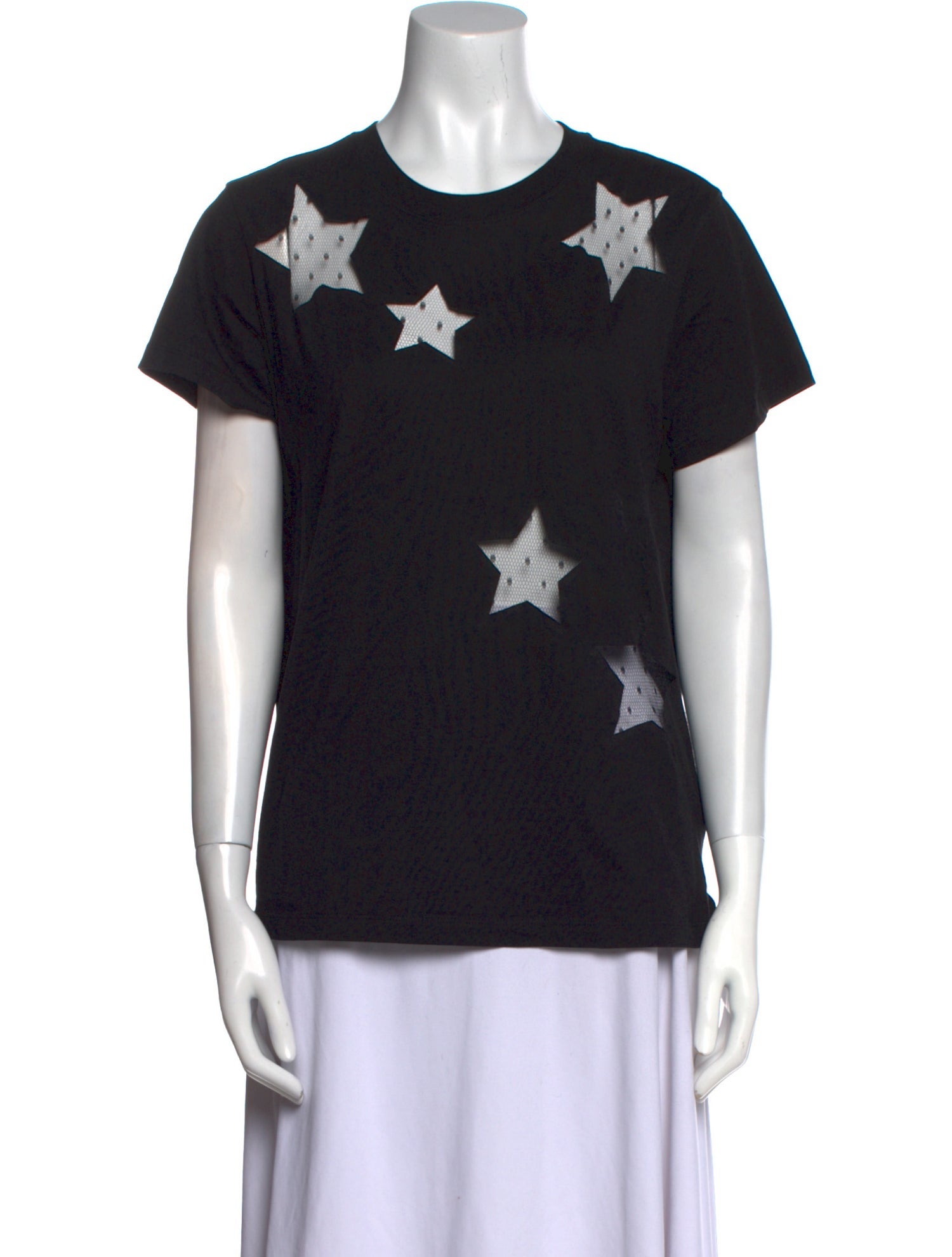 Red Valentino Patterned Crew Neck T-Shirt