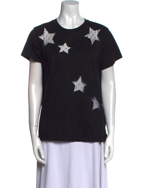 Red Valentino Patterned Crew Neck T-Shirt