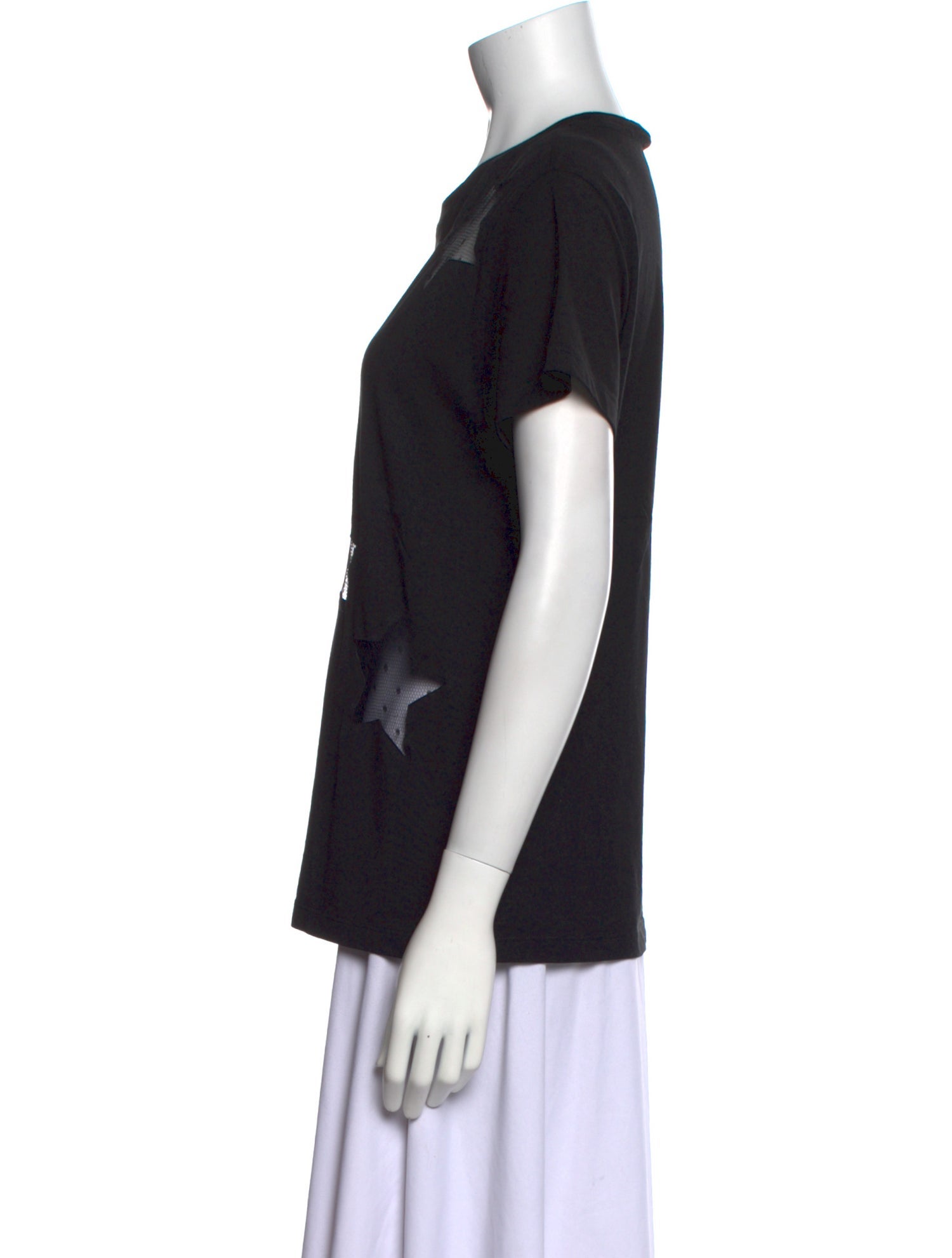 Red Valentino Patterned Crew Neck T-Shirt