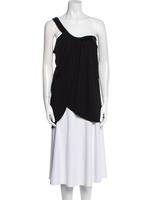 Red Valentino One-Shoulder Sleeveless Tunic