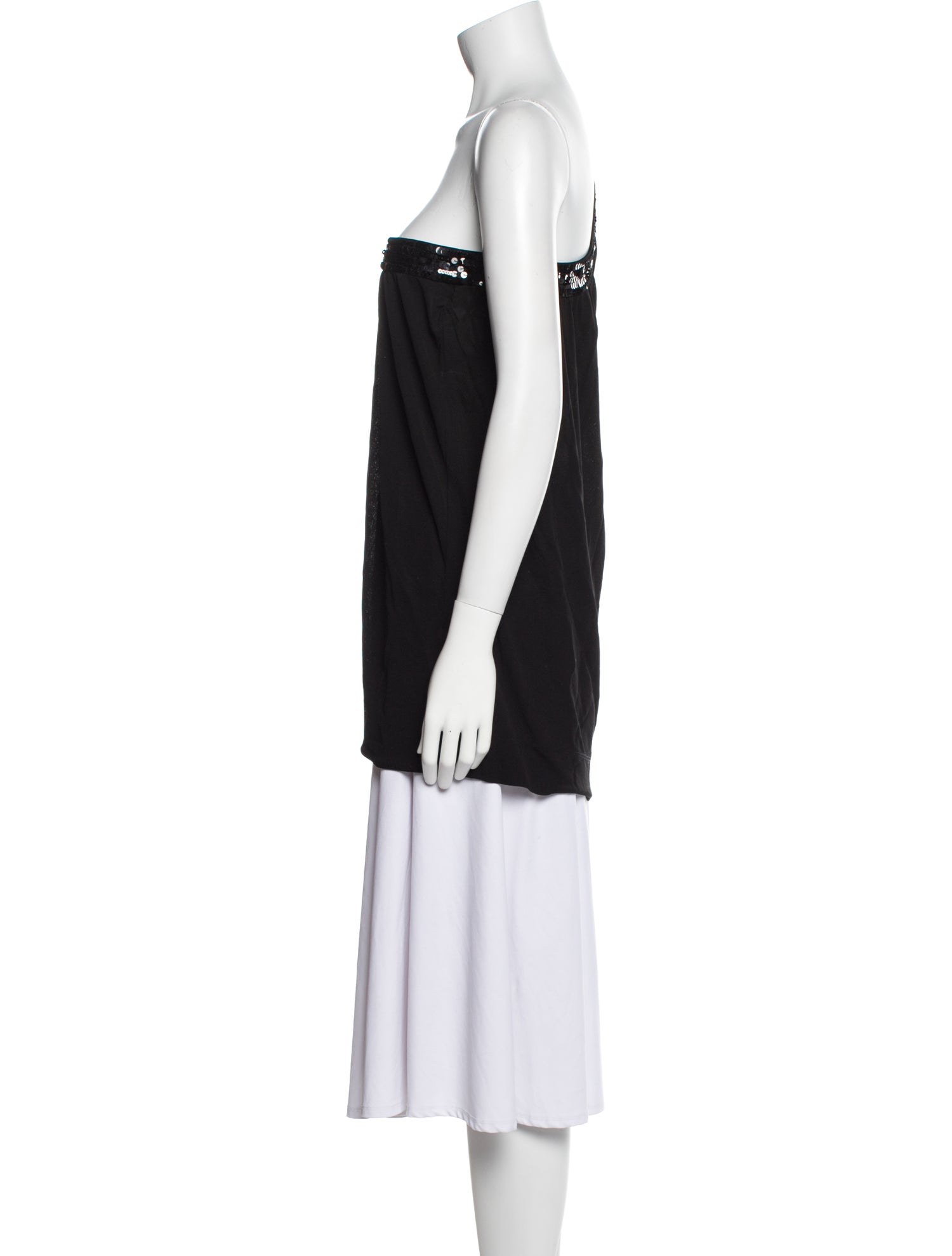 Red Valentino One-Shoulder Sleeveless Tunic