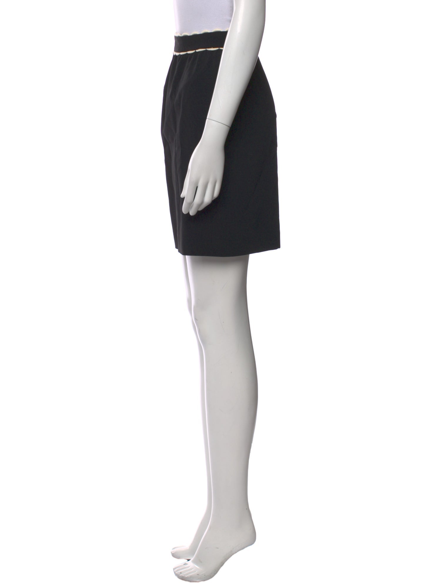 Red Valentino Virgin Wool Mini Skirt