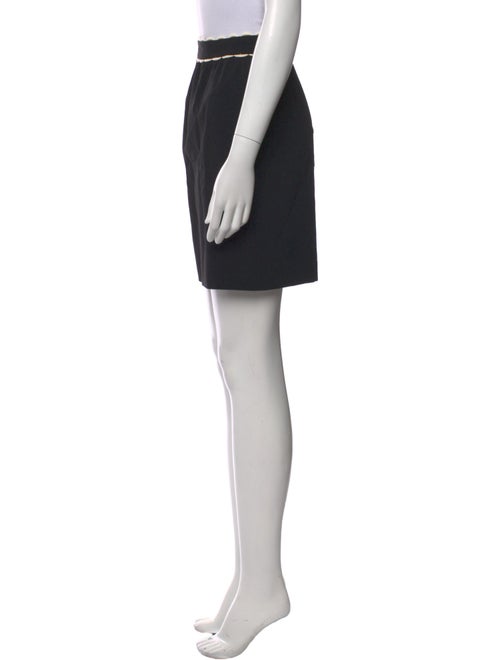 Red Valentino Virgin Wool Mini Skirt