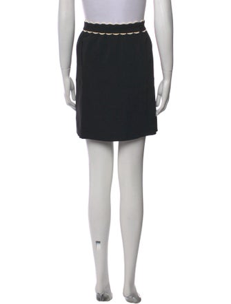 Red Valentino Virgin Wool Mini Skirt