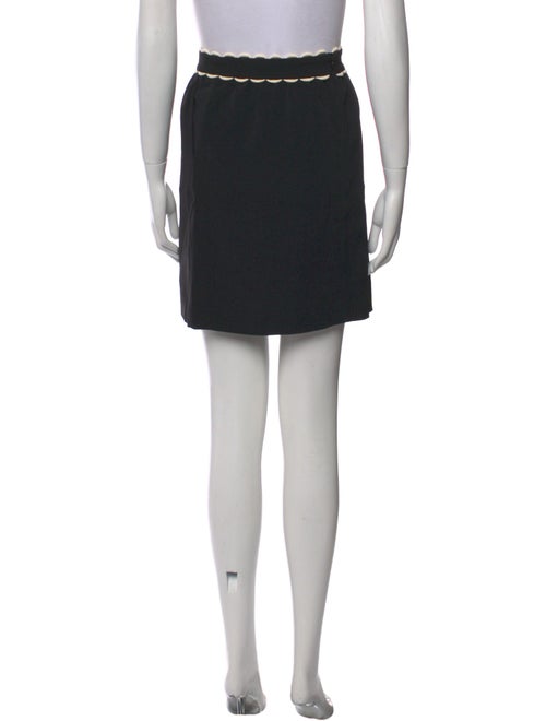 Red Valentino Virgin Wool Mini Skirt