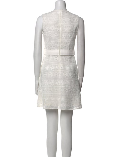 Red Valentino Crew Neck Mini Dress