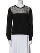Red Valentino Virgin Wool Scoop Neck Sweater