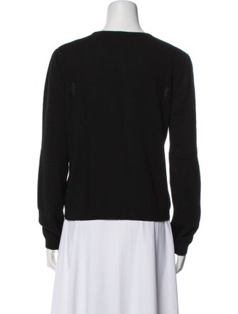 Red Valentino Virgin Wool Scoop Neck Sweater