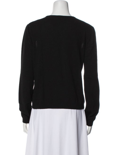 Red Valentino Virgin Wool Scoop Neck Sweater