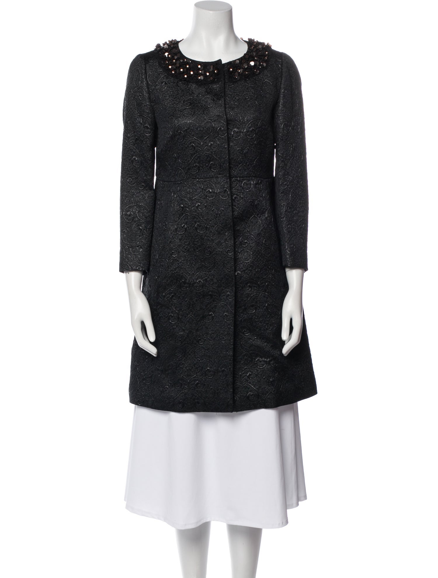 Red Valentino Bateau Neckline Mini Dress