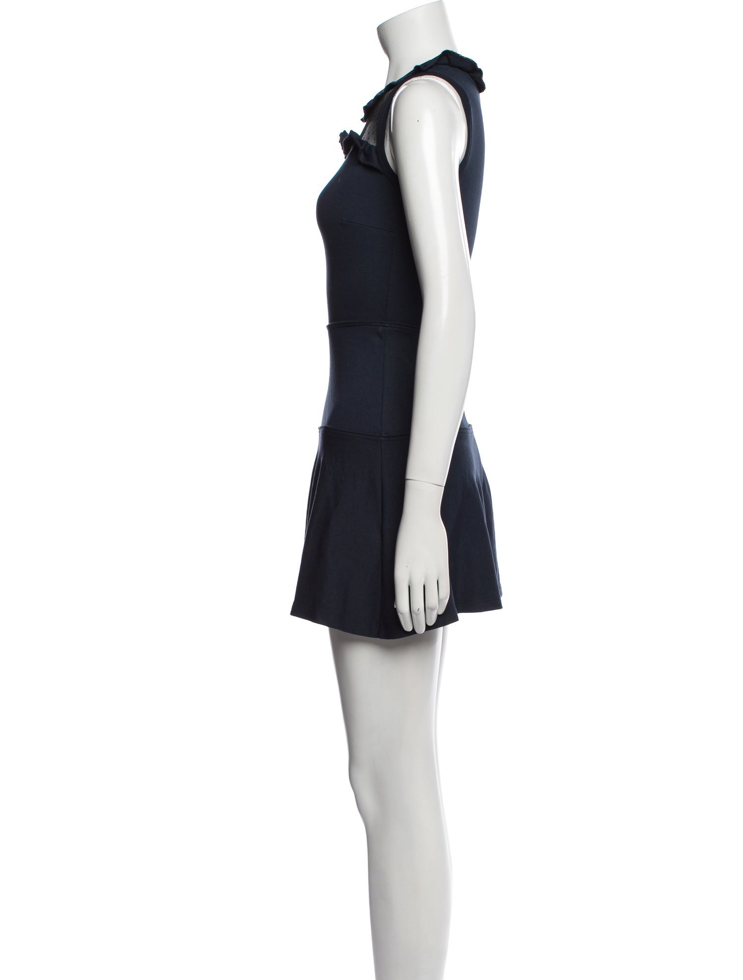 Red Valentino Crew Neck Mini Dress