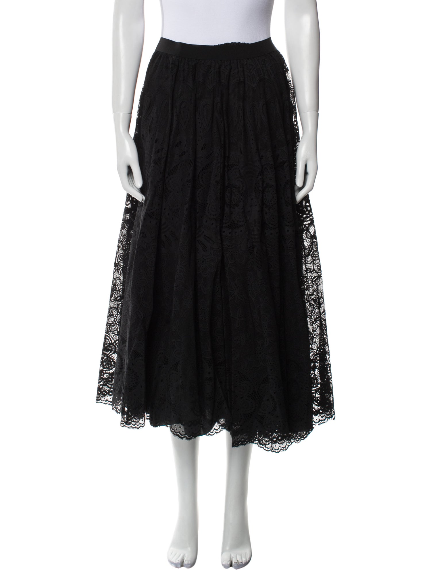 Red Valentino Midi Length Skirt