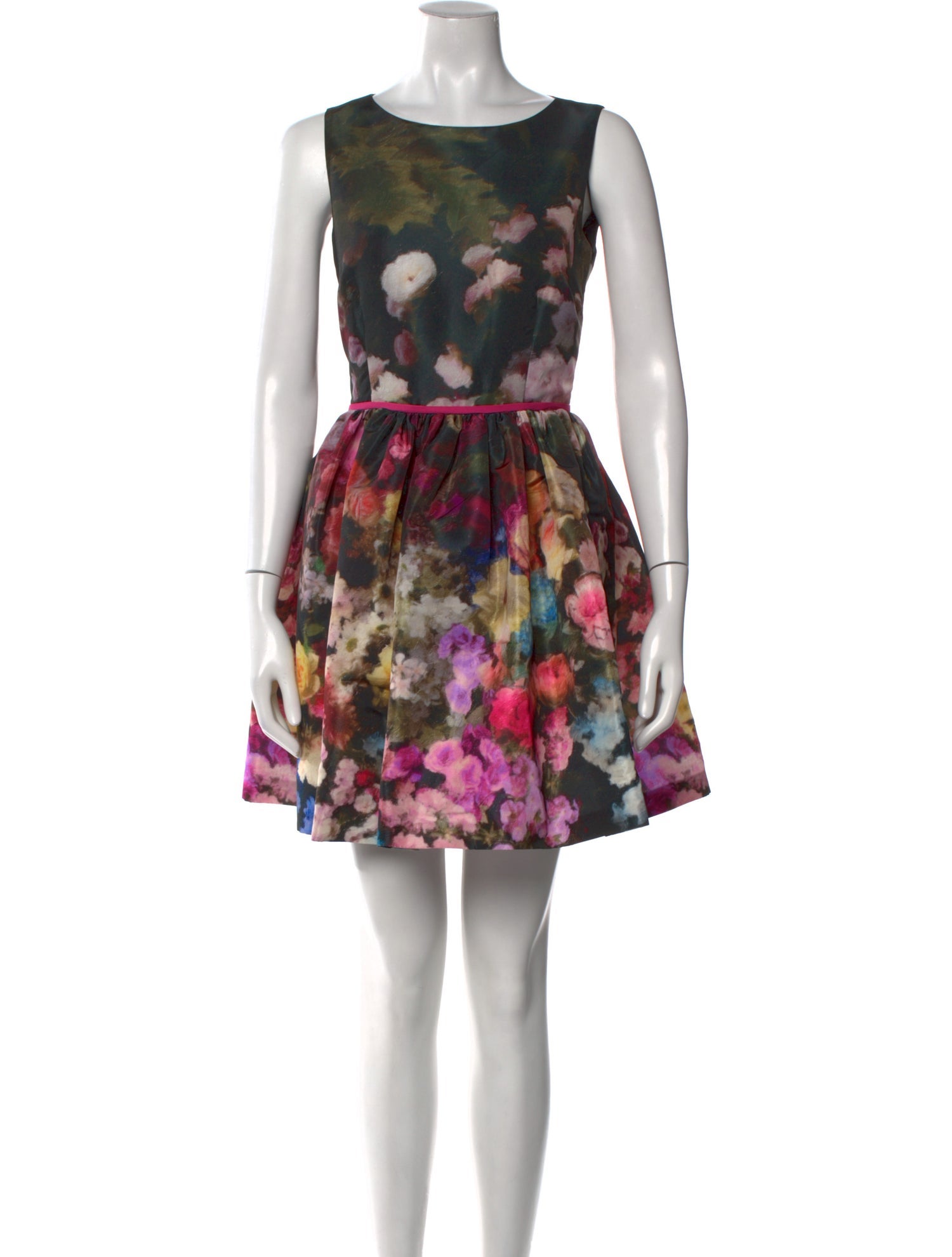 Red Valentino Floral Print Mini Dress