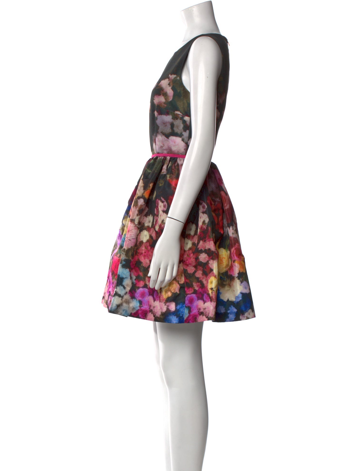 Red Valentino Floral Print Mini Dress