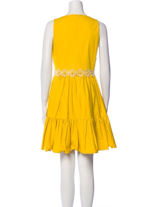 Red Valentino Bateau Neckline Mini Dress