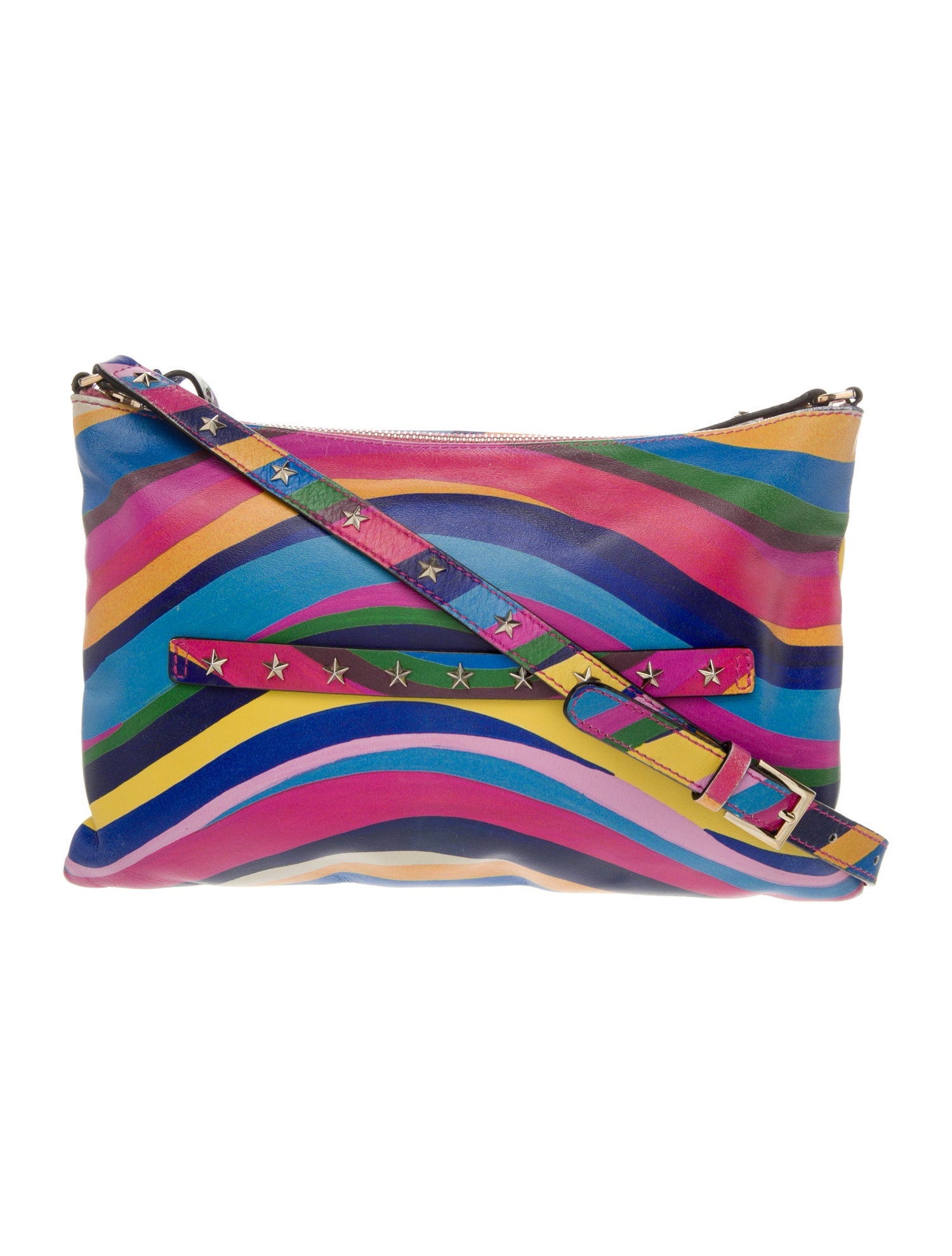 Red Valentino Leather Messenger Bag