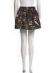 Red Valentino Floral Print Mini Skirt