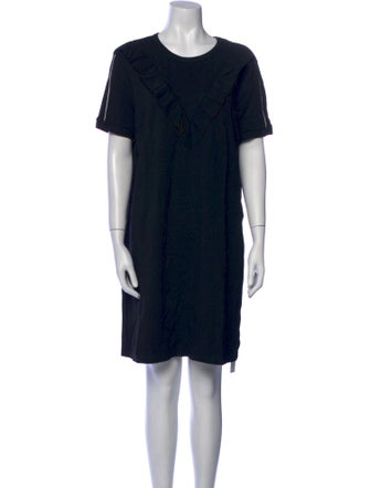 Red Valentino Virgin Wool Mini Dress