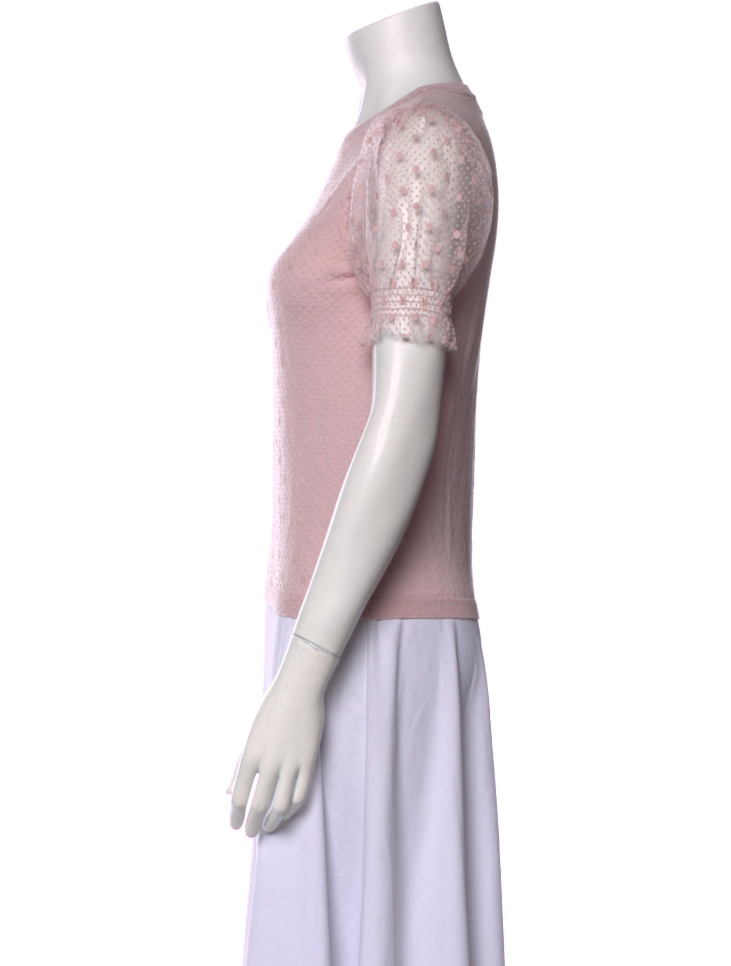 Red Valentino Wool Crew Neck Top