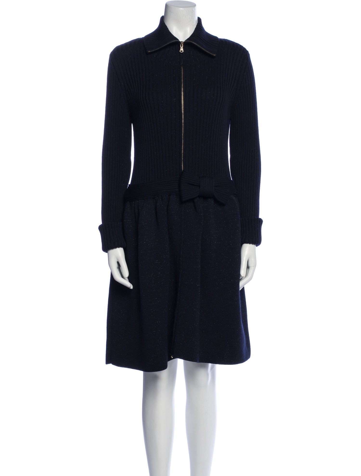 Red Valentino Wool Knee-Length Dress