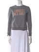 Red Valentino Graphic Print Crew Neck Sweatshirt