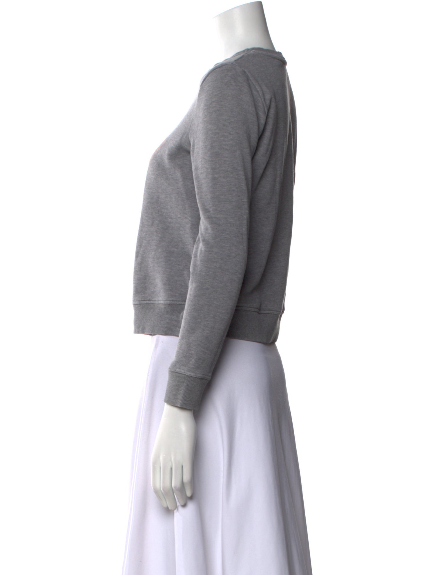 Red Valentino Graphic Print Crew Neck Sweatshirt