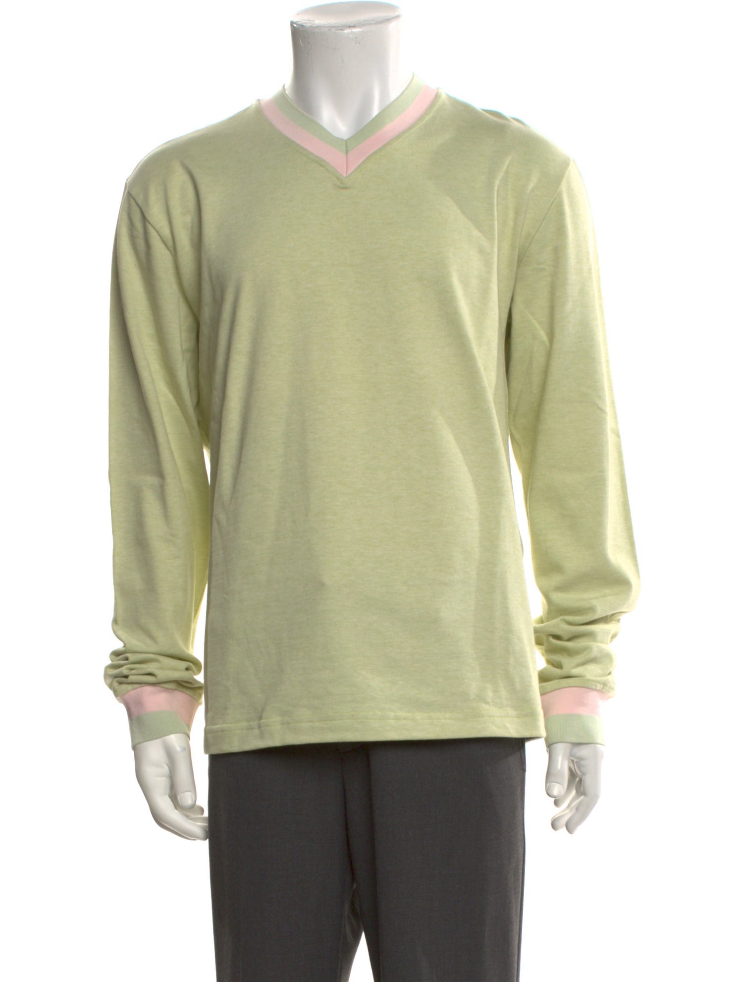 Red Valentino Rockstud Accents V-Neck Pullover