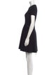 Red Valentino Crew Neck Mini Dress